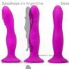 Estimulador anal de silicona con sopapa